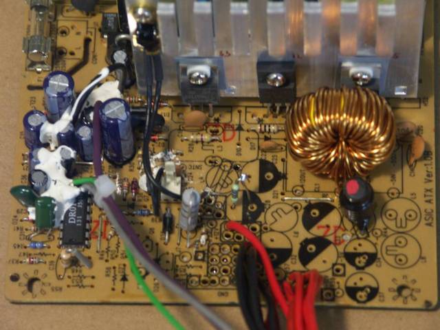 neue Spule L1 eingebaut neue Spule L1 eingebaut