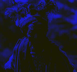 Darstellung des blauenBildanteiles auf dem Bildschirm